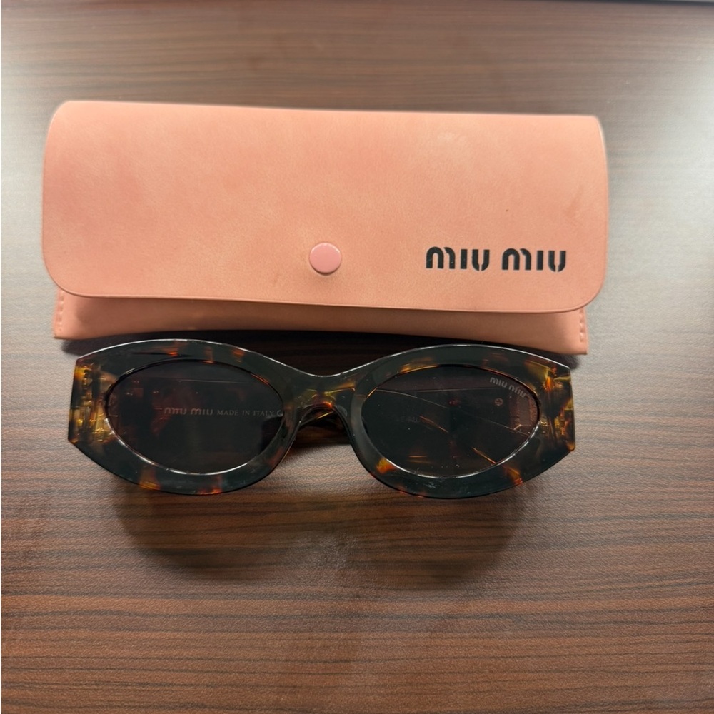 Miu Miu Women's Tortoise Shell Sunglasses